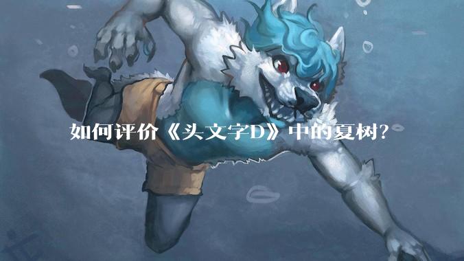 如何评价《头文字D》中的夏树？